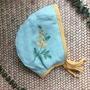 Sweet As April handmade bonnet